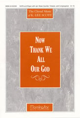 Now Thank We All Our God SATB choral sheet music cover
